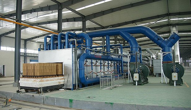 Batch type kiln for ceramic rollers 1650°C